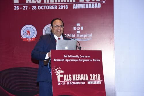 FALS HERNIA 2018 AT AHMEDABAD at Nidhi Hospital