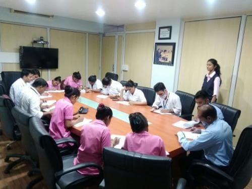 NABH TRAINING at Nidhi Hospital