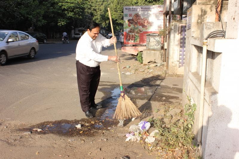 Safai Abhiyan at Nidhi Hospital